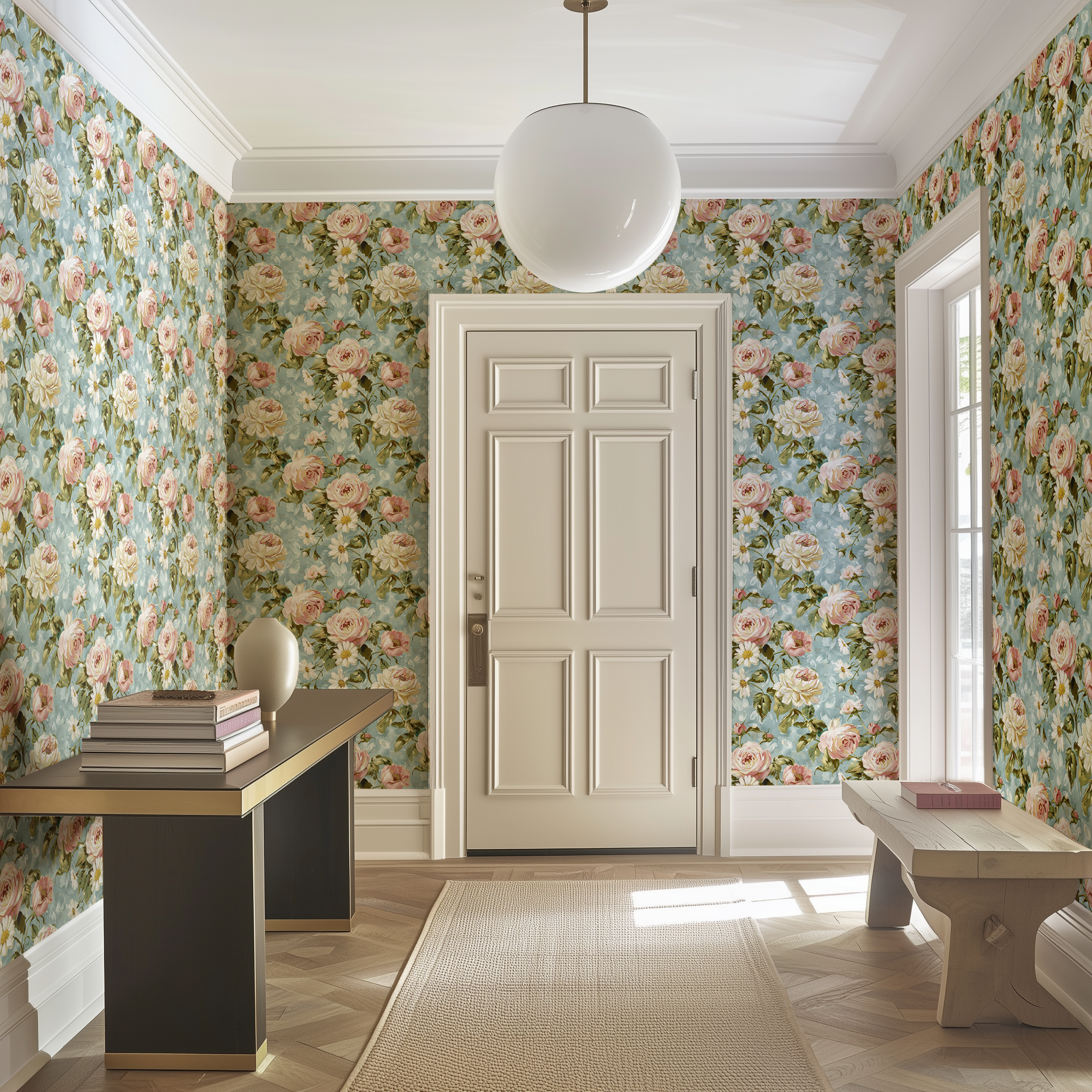 Louisa Floral Wallpaper