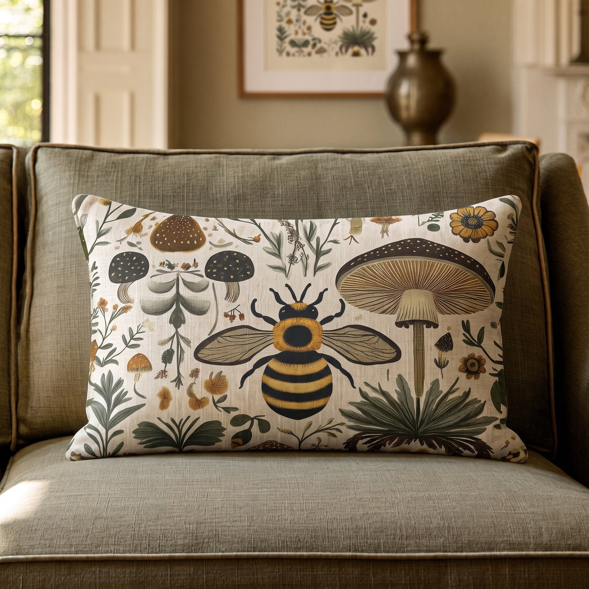 Oleandar Throw Pillow - Painted Paper