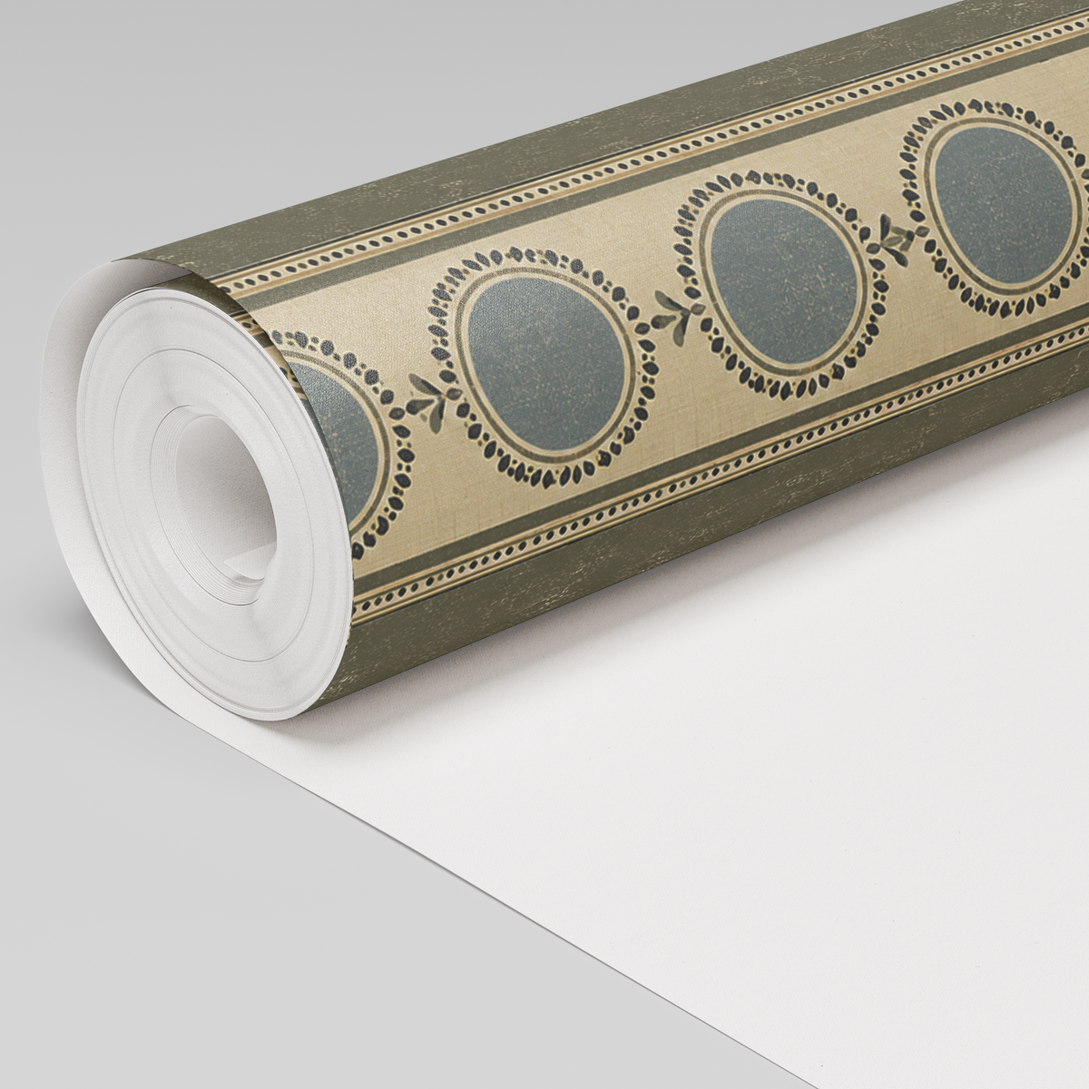 Olive Medallion Wallpaper