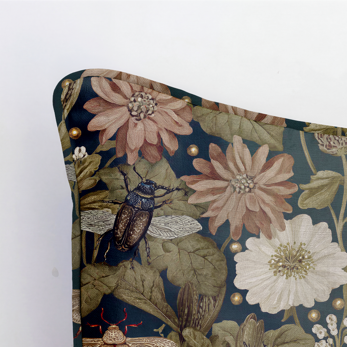Botanists Garden Throw Pillow - Painted Paper
