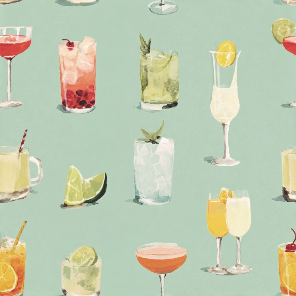 Summertime Sips Wallpaper