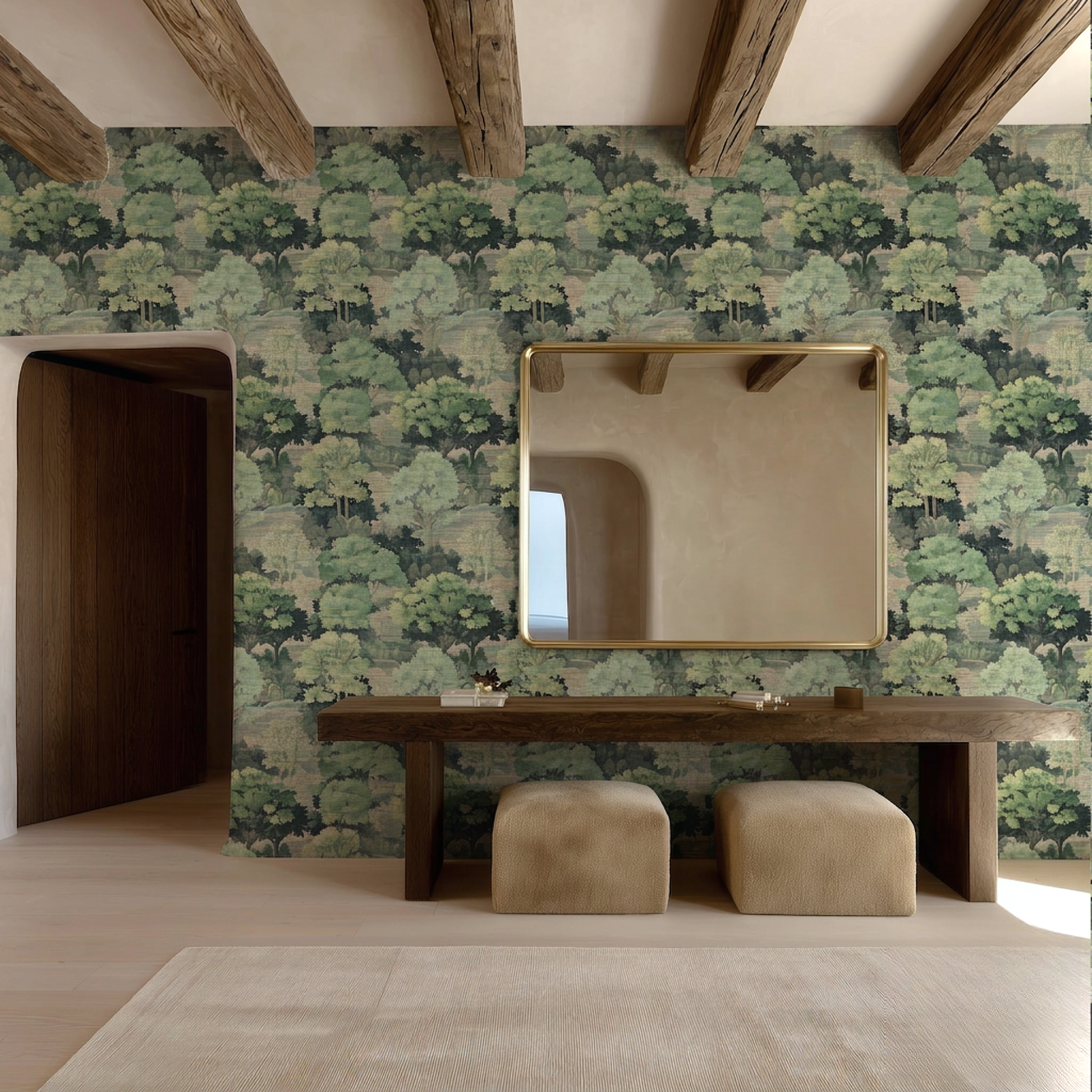 Ronald Faux Grasscloth Wallpaper