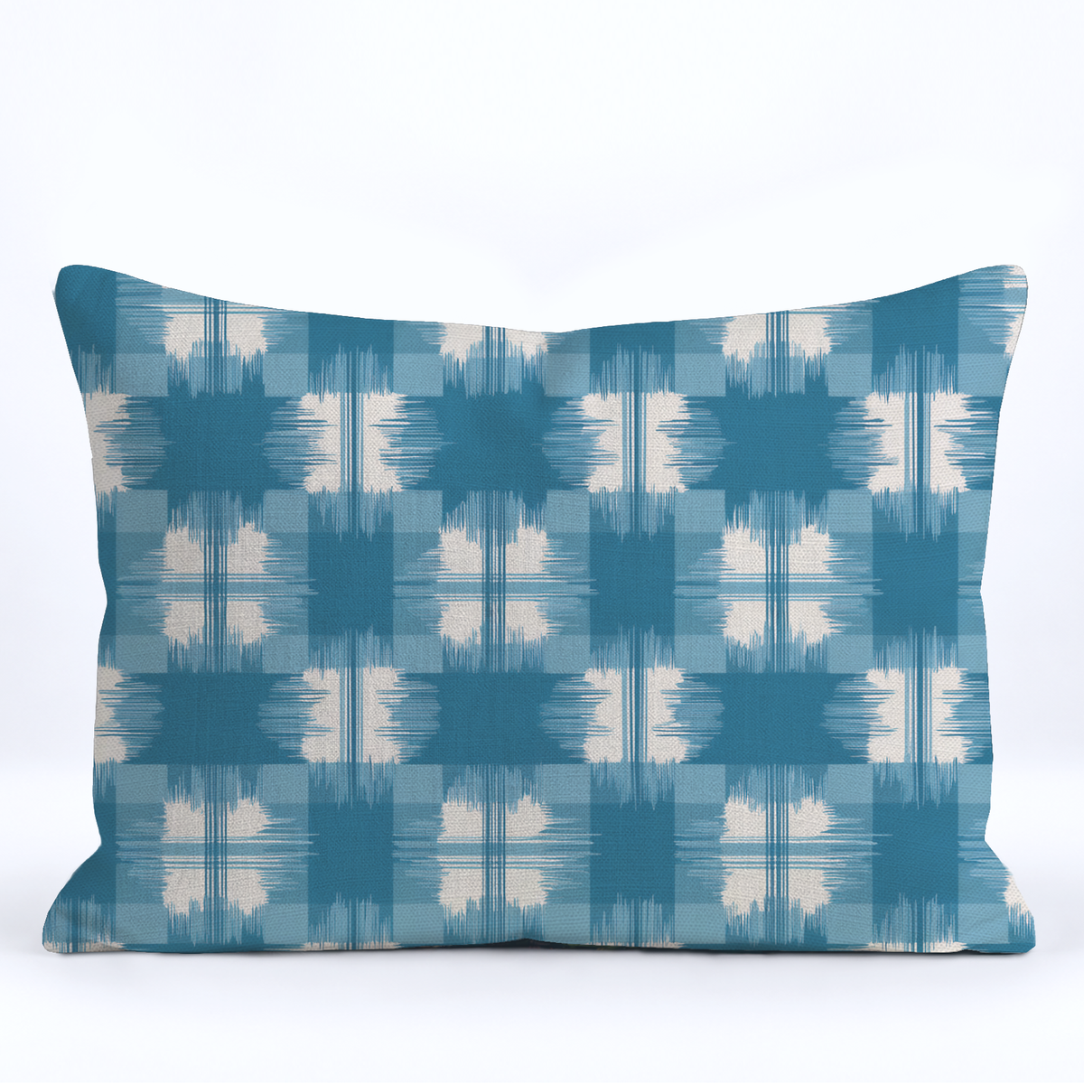 Coastal Pathwork Throw Pillow - Painted Paper