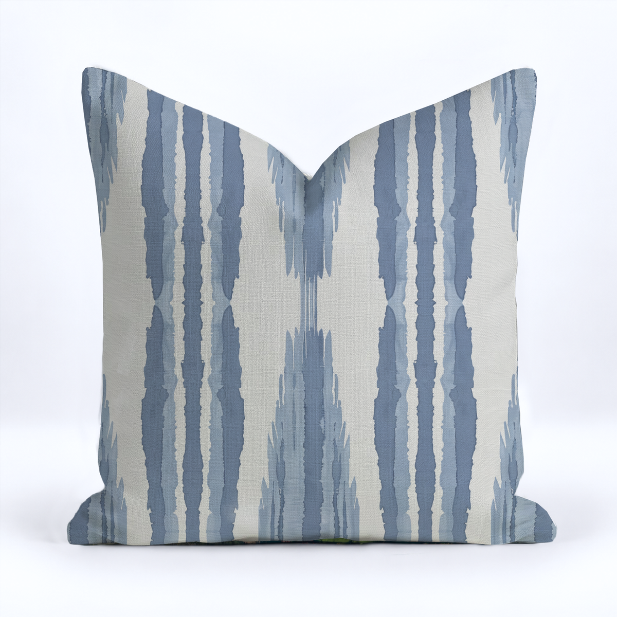 Tidal Ikat Throw Pillow - Painted Paper