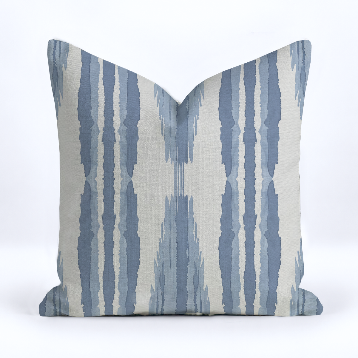Tidal Ikat Throw Pillow - Painted Paper