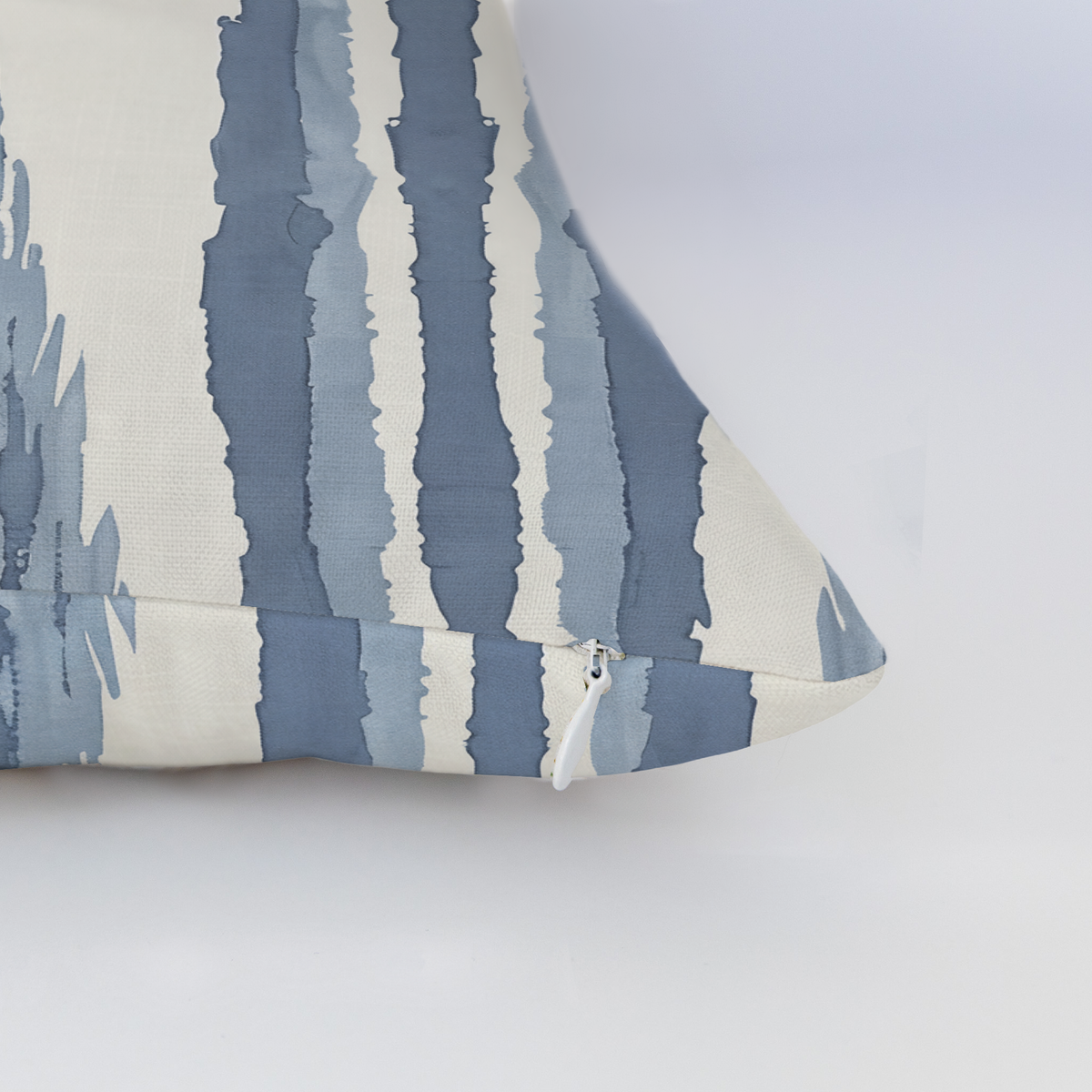 Tidal Ikat Throw Pillow - Painted Paper