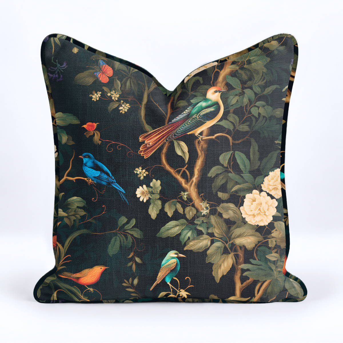 Luca Bloom Throw Pillow - Painted Paper