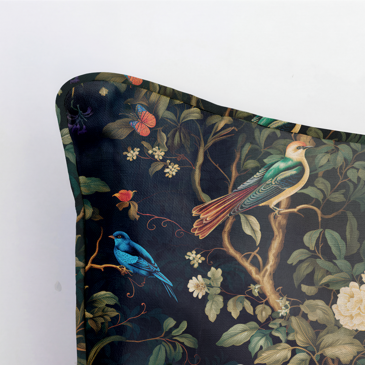 Luca Bloom Throw Pillow - Painted Paper