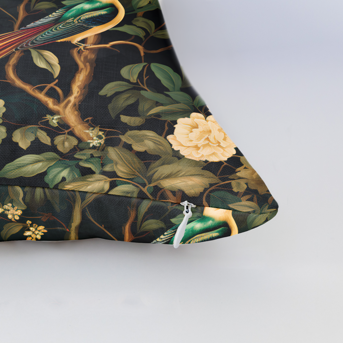 Luca Bloom Throw Pillow - Painted Paper