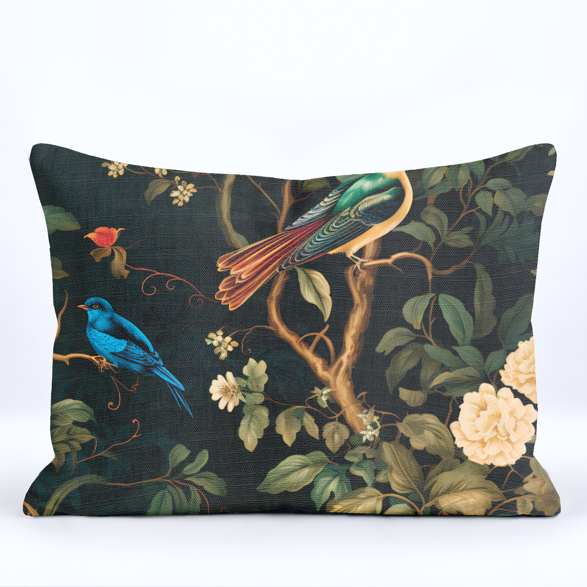 Luca Bloom Throw Pillow - Painted Paper