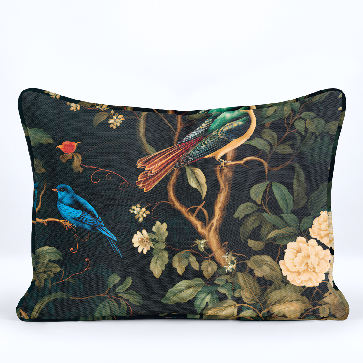 Luca Bloom Throw Pillow - Painted Paper