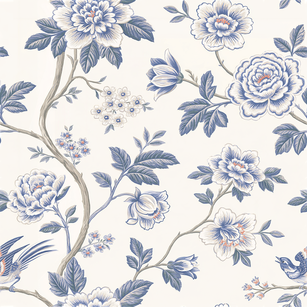 Vivienne Trail Porcelain Wallpaper