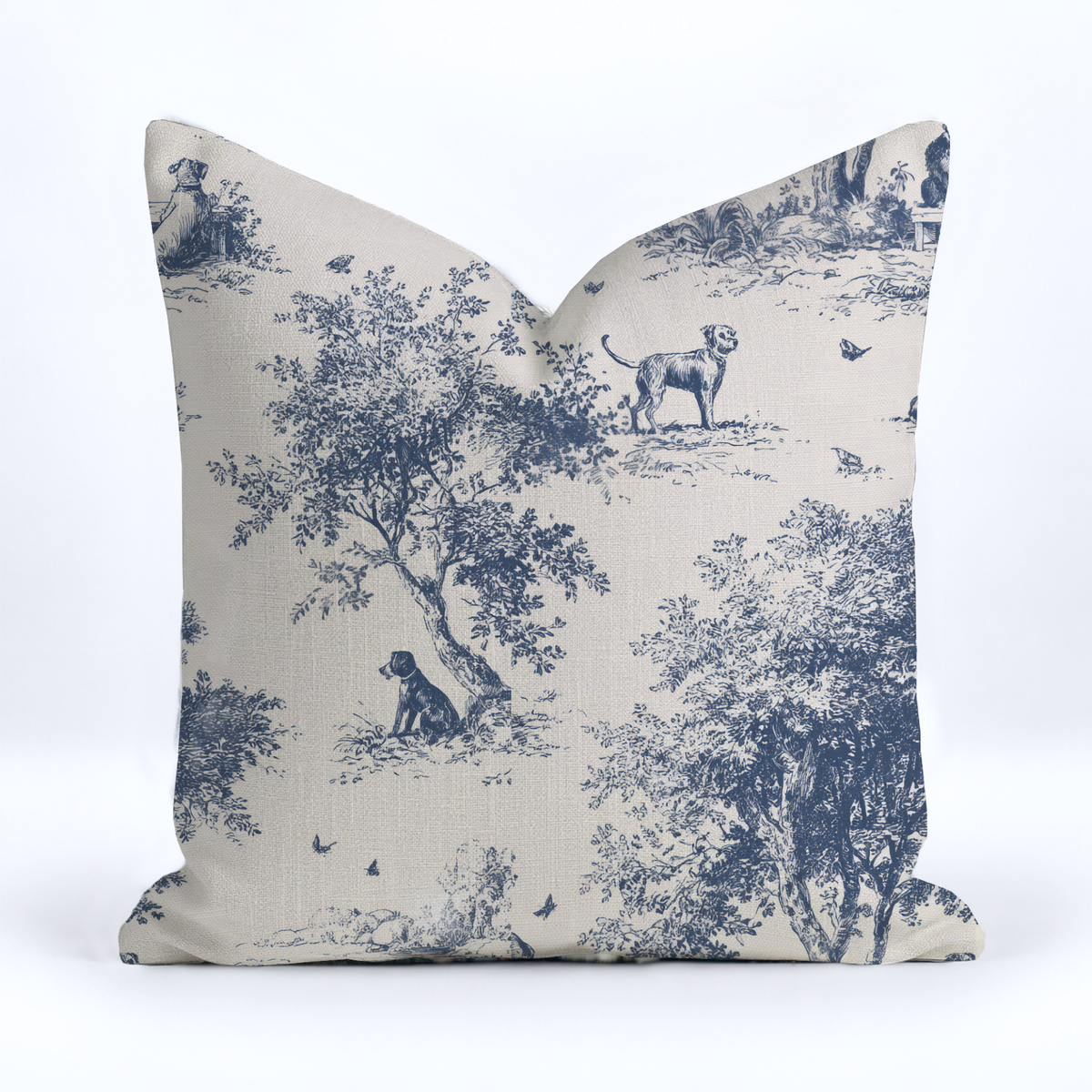 Off Duty Dogs Throw Pillow - Painted Paper