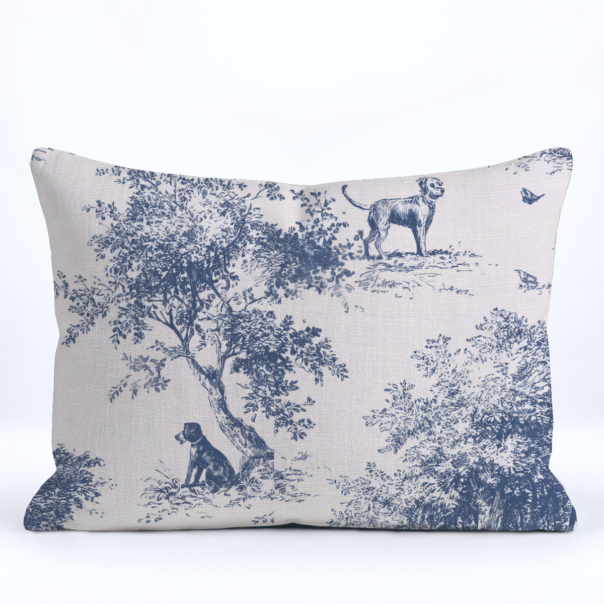 Off Duty Dogs Throw Pillow - Painted Paper