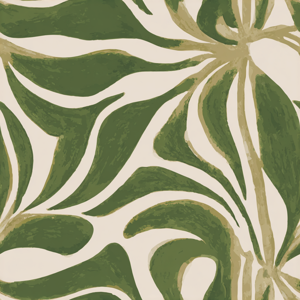Abstract Flora Wallpaper