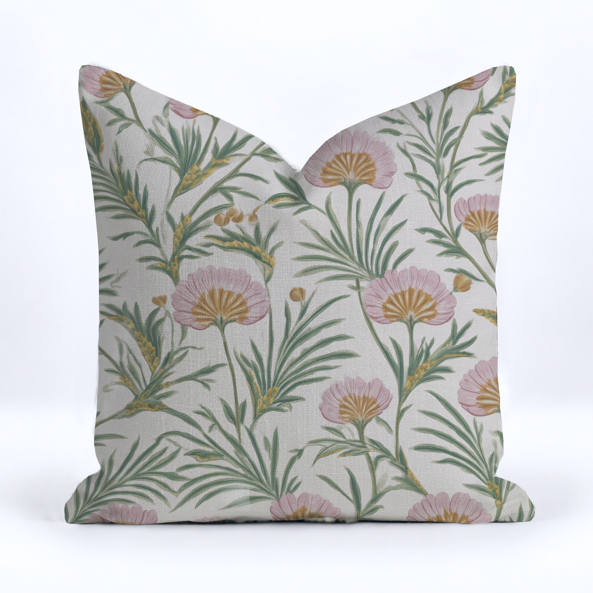 Flor Folk Throw Pillow - Painted Paper
