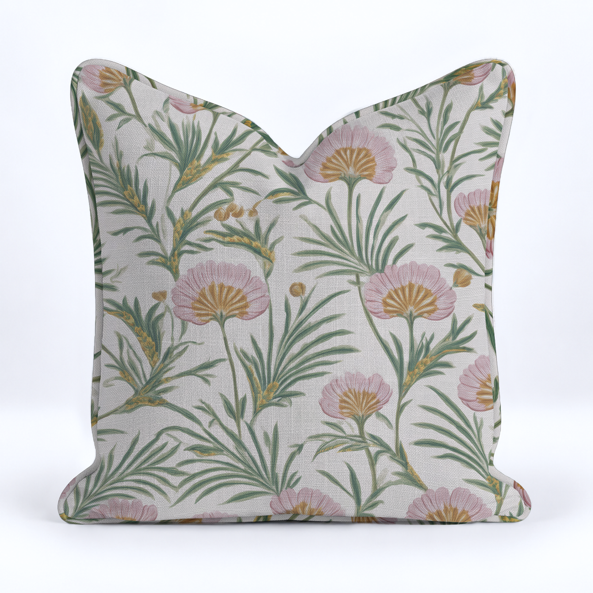 Flor Folk Throw Pillow - Painted Paper