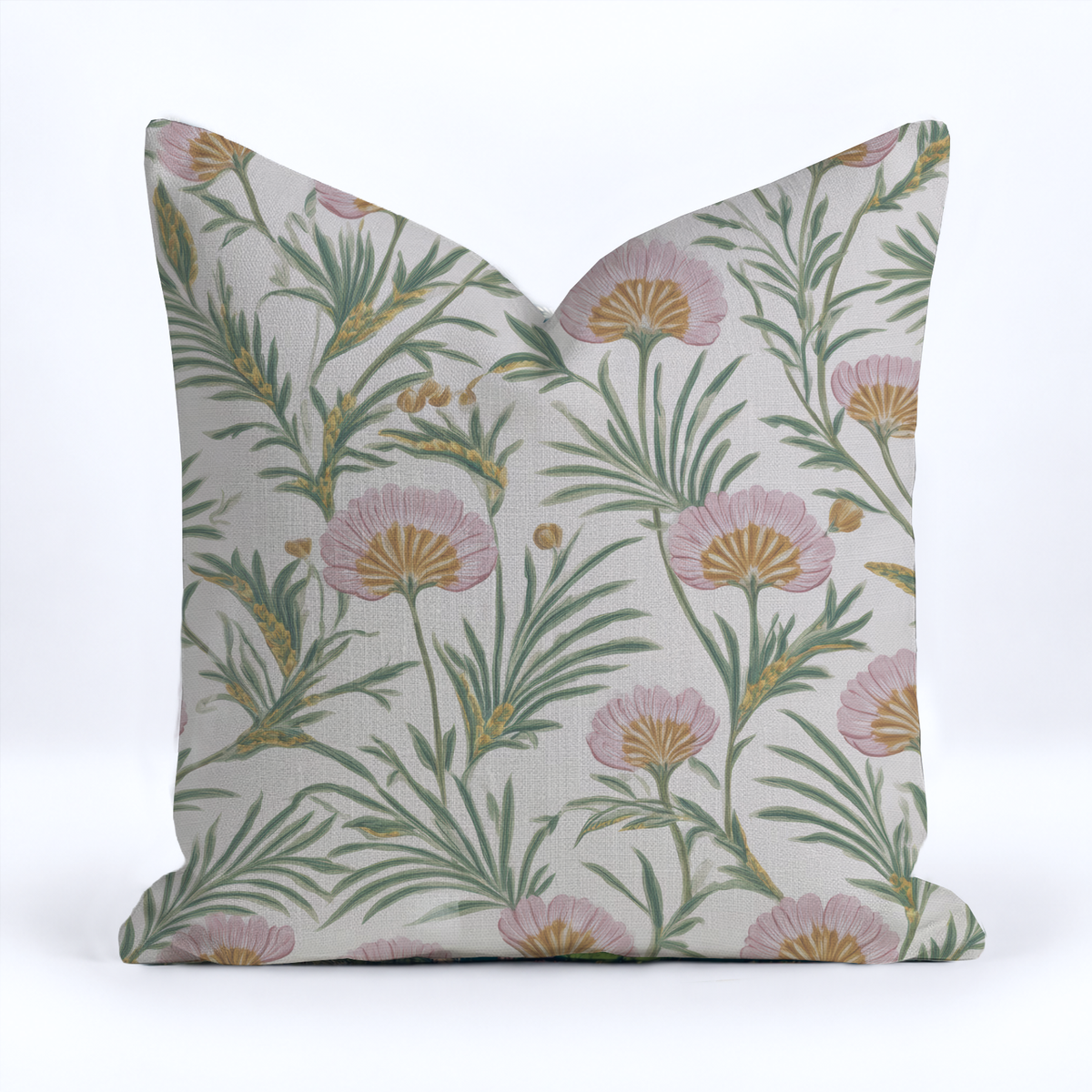 Flor Folk Throw Pillow - Painted Paper
