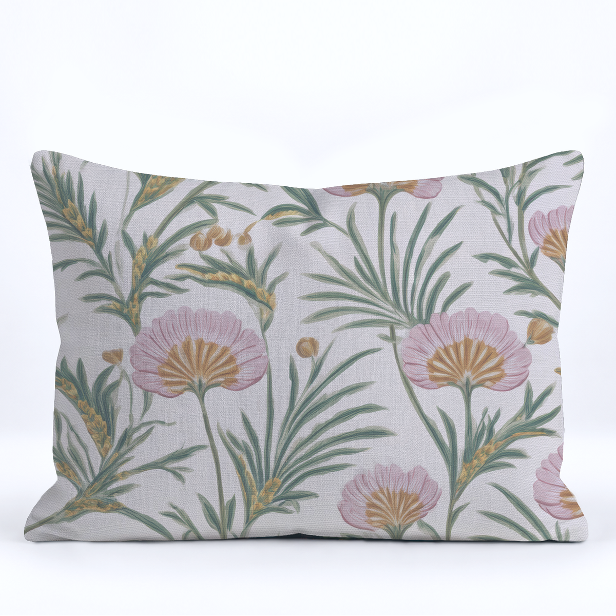 Flor Folk Throw Pillow - Painted Paper
