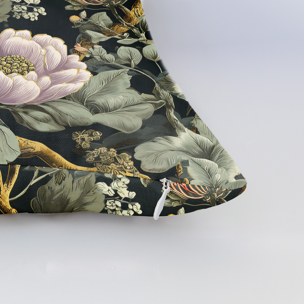 Veronica Blooms Throw Pillow - Painted Paper