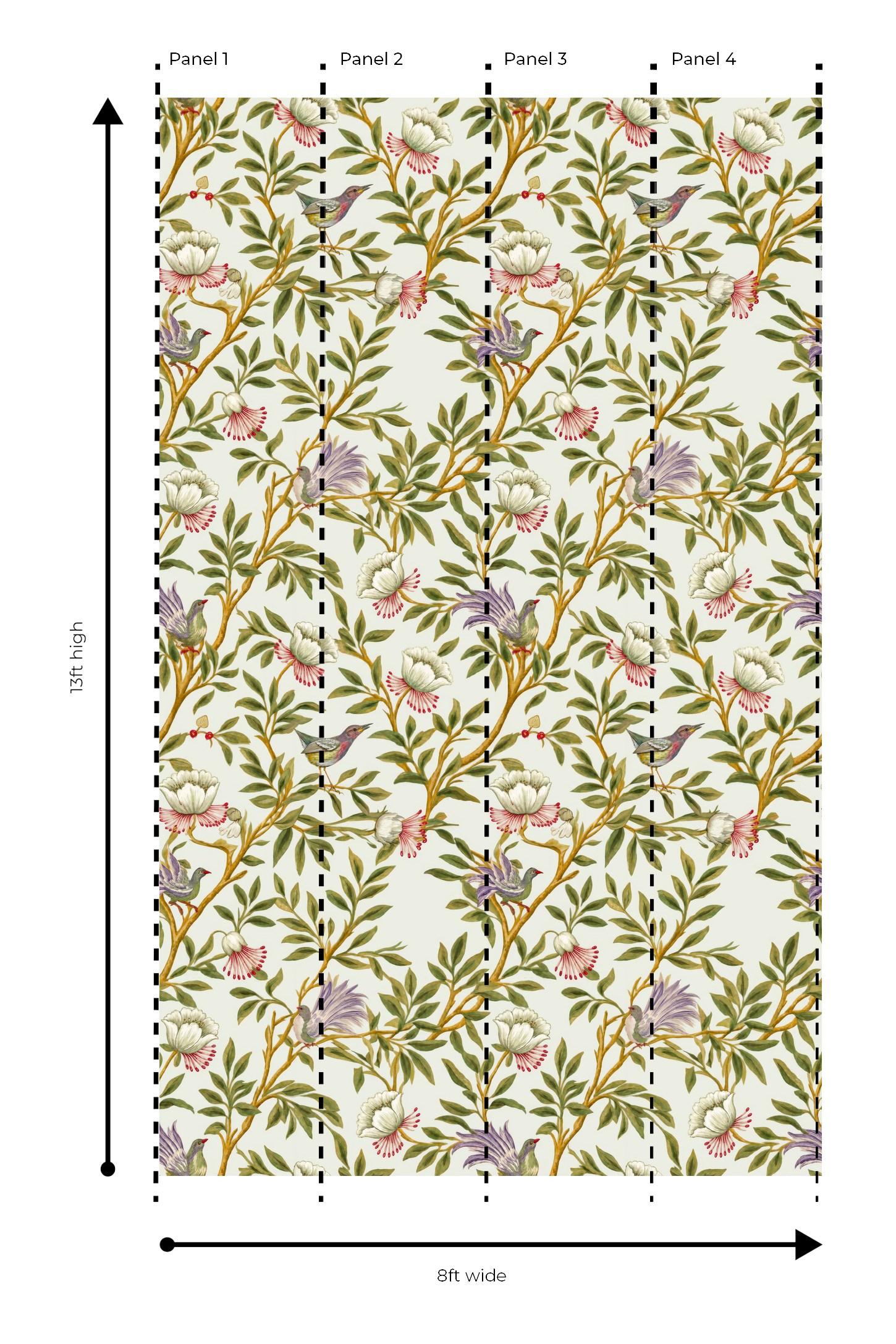 Louise & Frills - Wall Mural