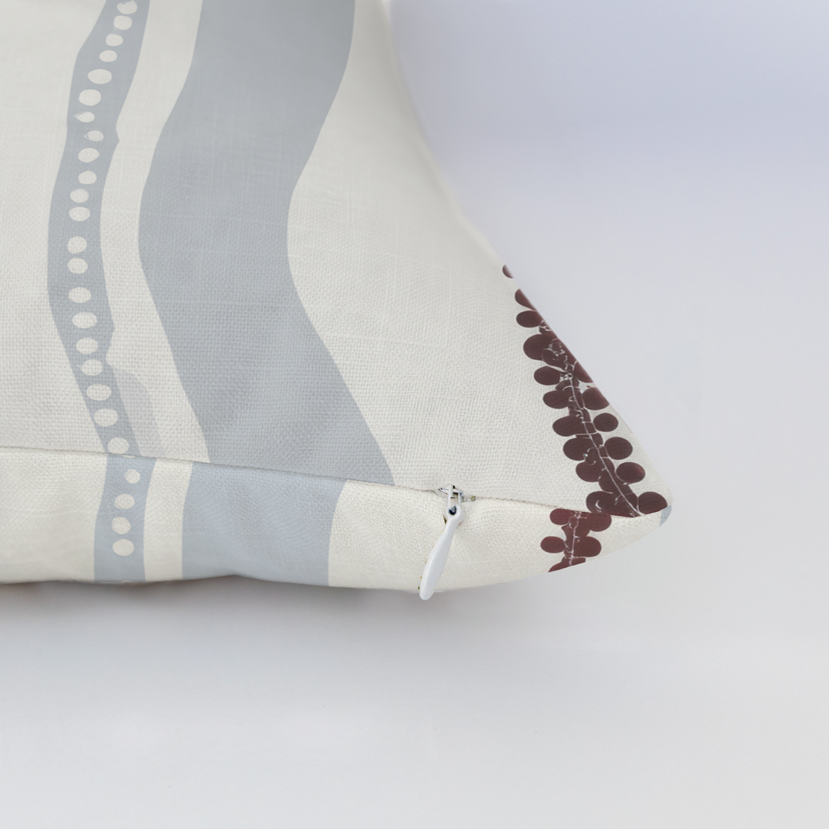 Riveria Stipes Throw Pillow - Painted Paper