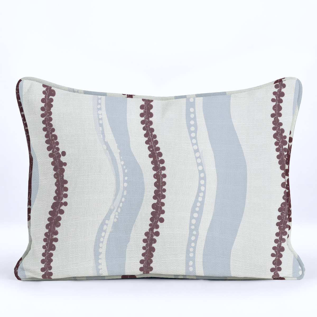 Riveria Stipes Throw Pillow - Painted Paper
