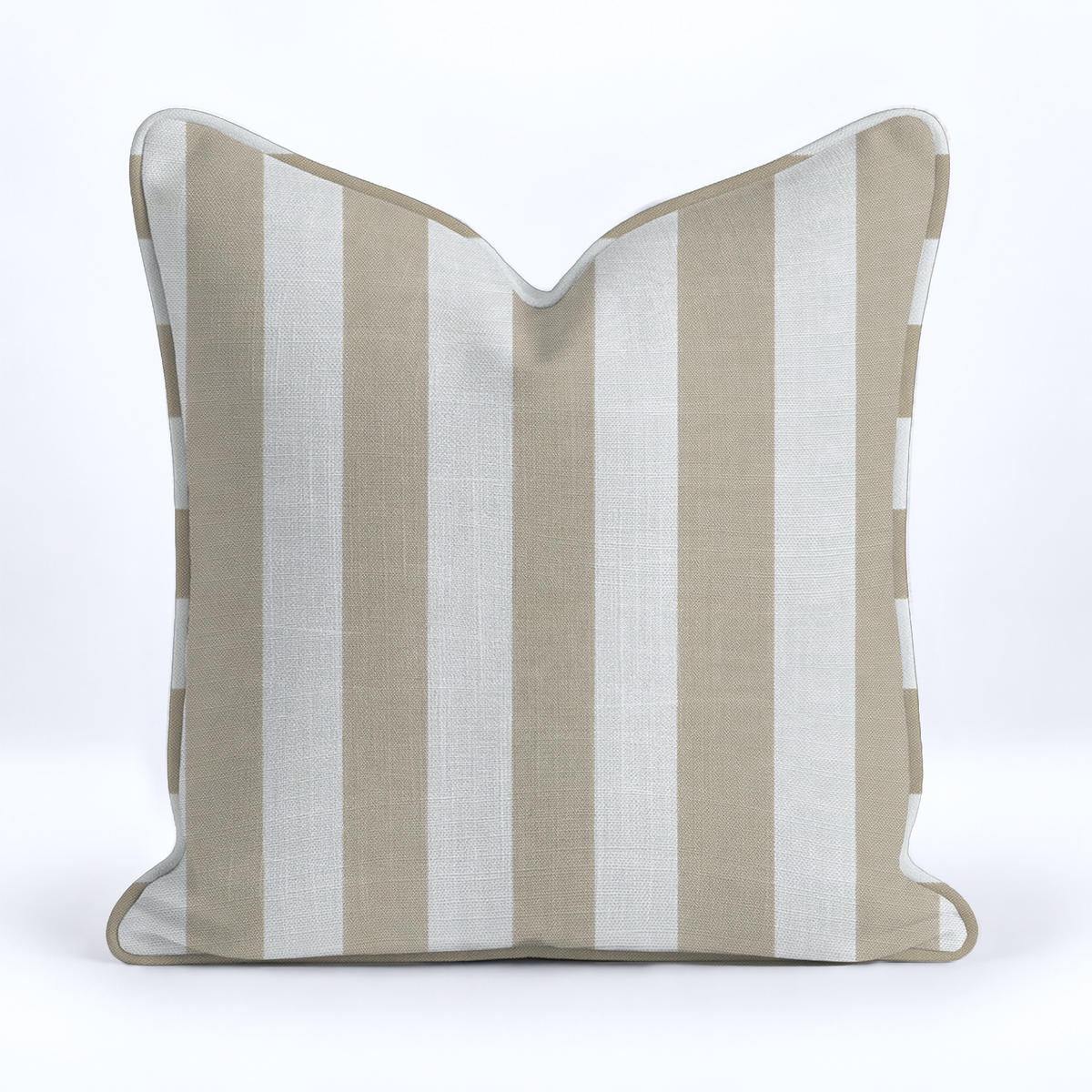 Linen Stripes Throw Pillow - Painted Paper