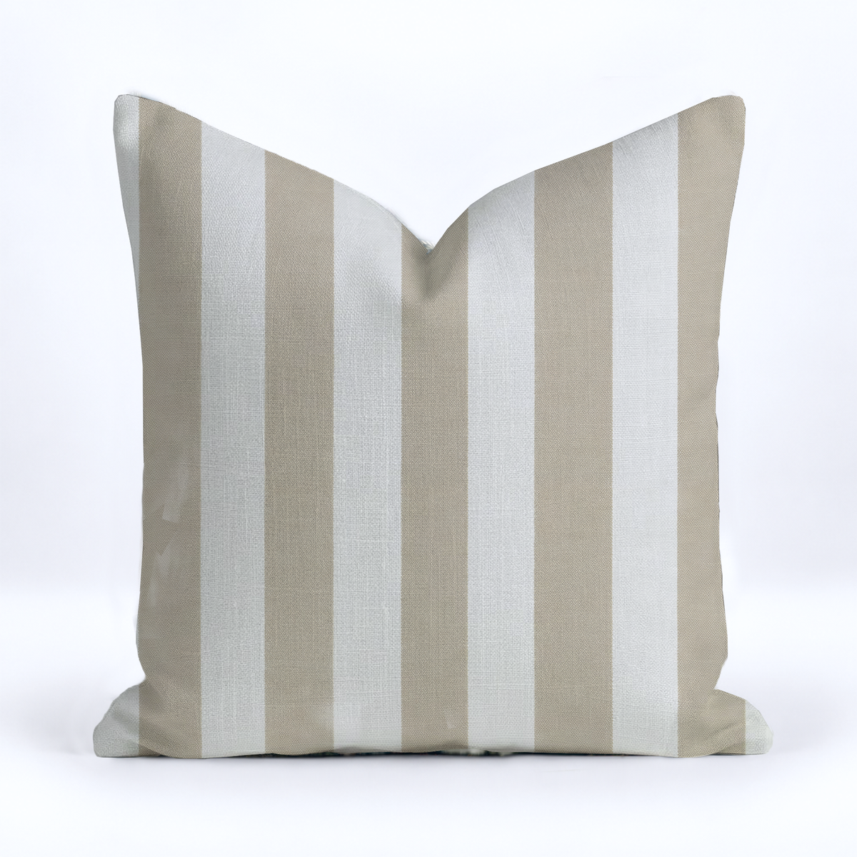 Linen Stripes Throw Pillow - Painted Paper