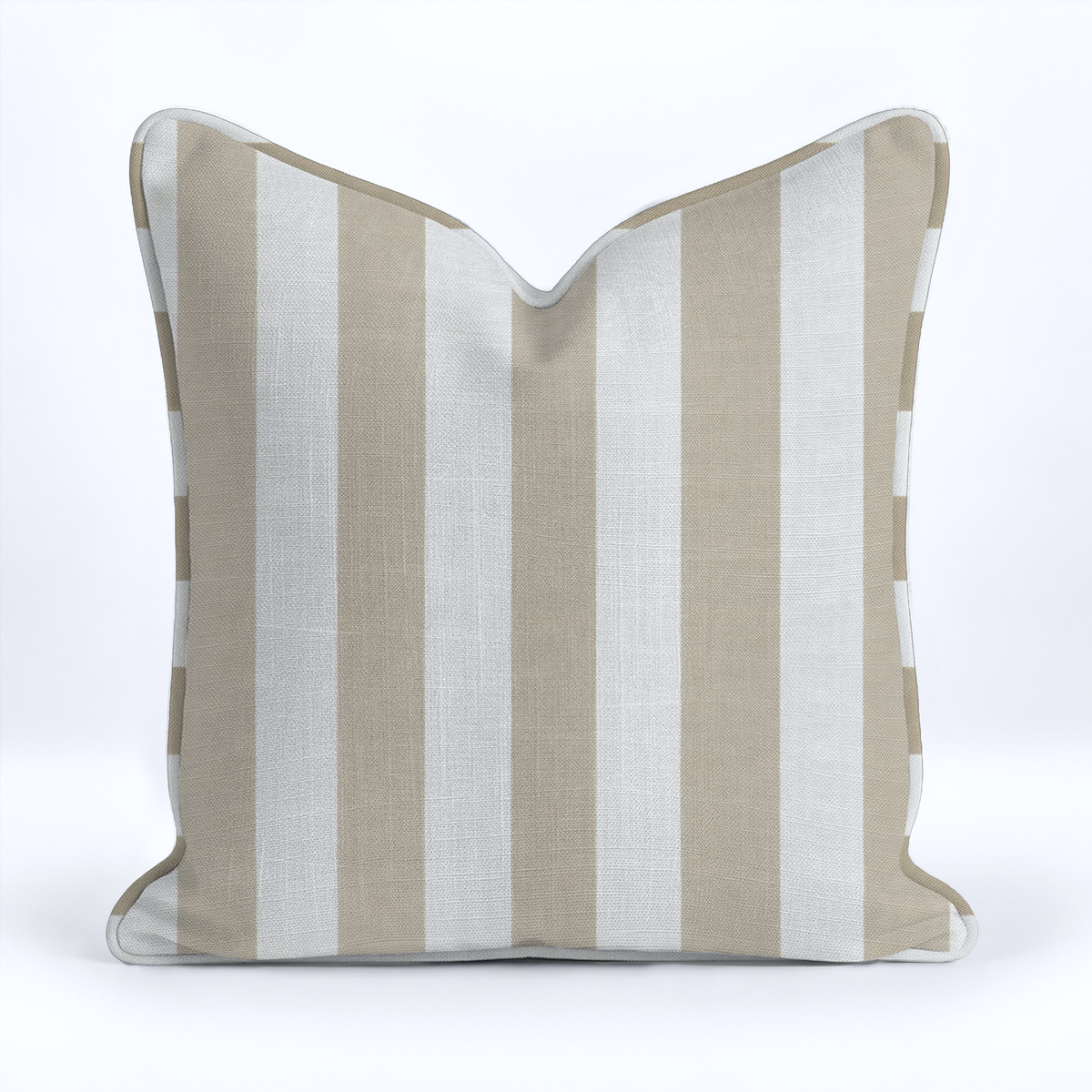 Linen Stripes Throw Pillow - Painted Paper