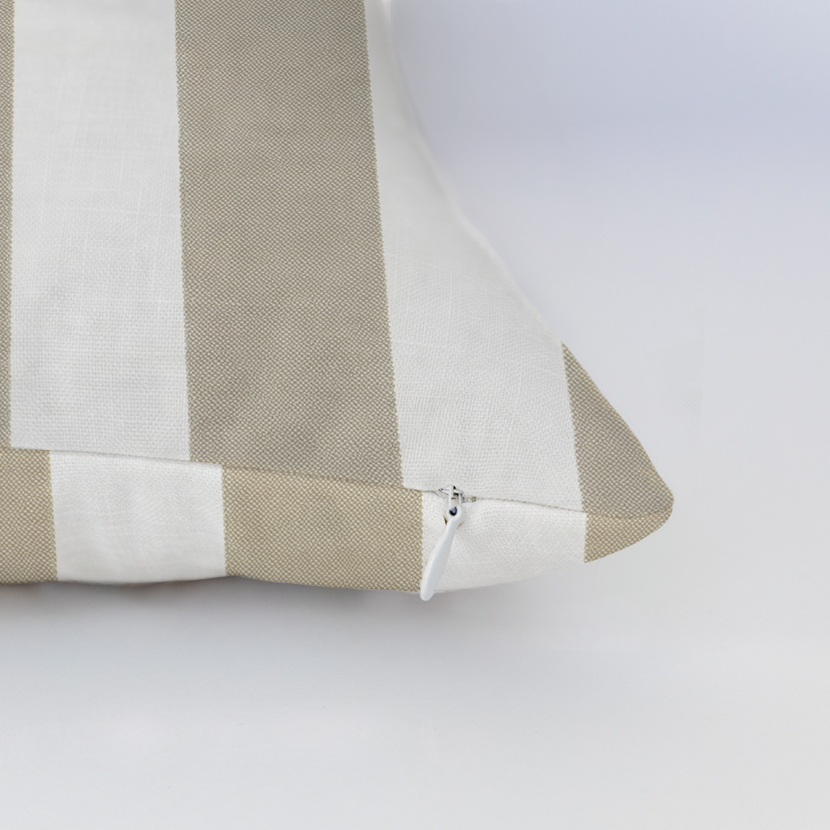 Linen Stripes Throw Pillow - Painted Paper