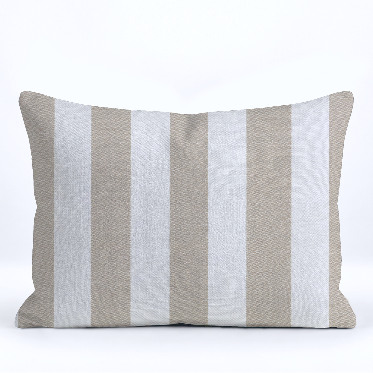 Linen Stripes Throw Pillow - Painted Paper