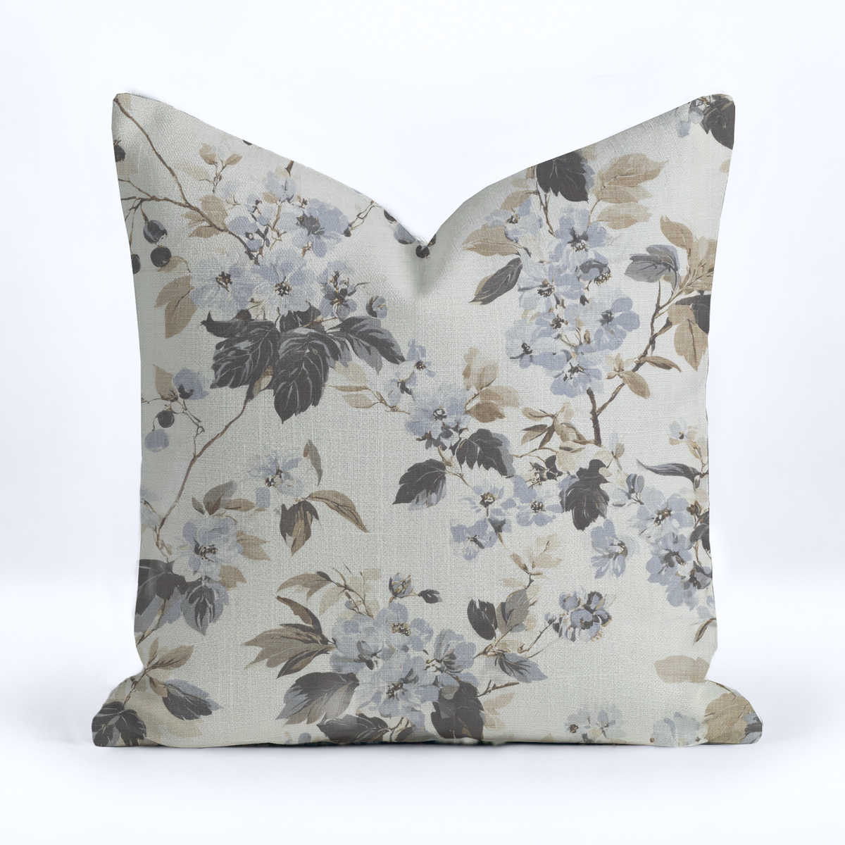 Florals & Vines Throw Pillow - Painted Paper
