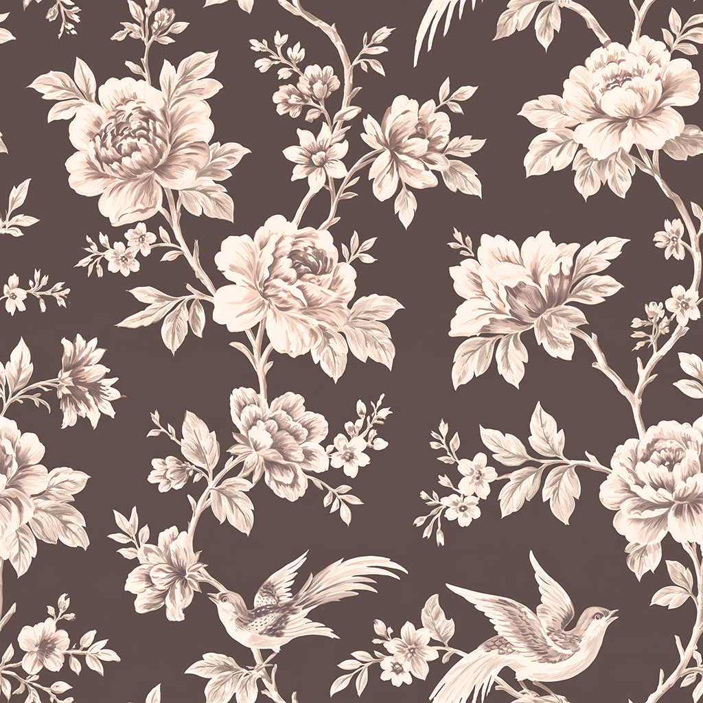 Colette Songbird-Rust Wallpaper