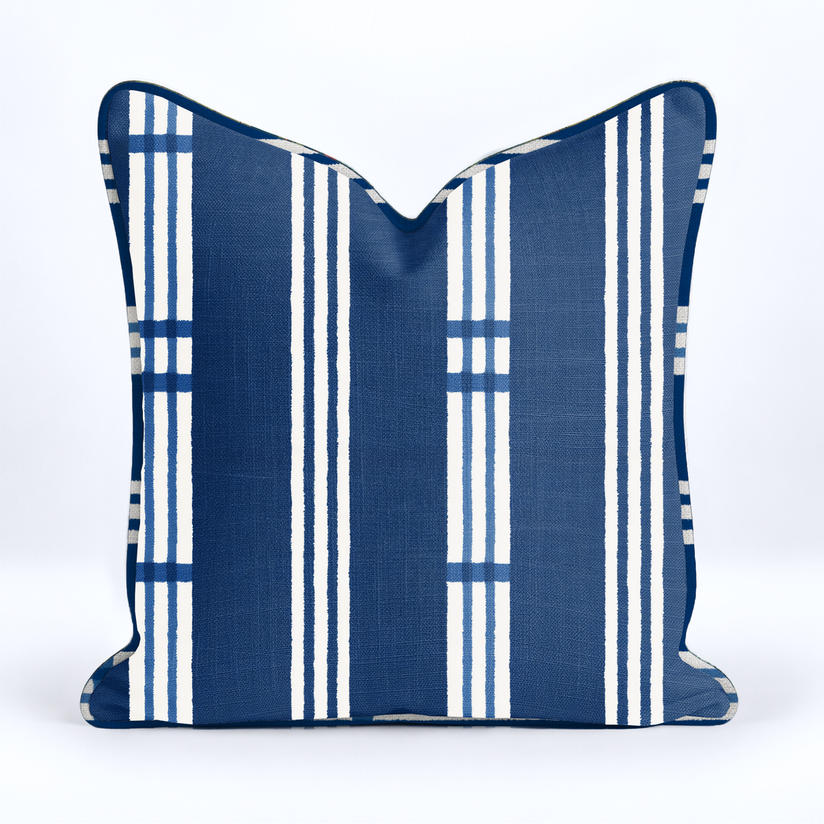 Henry Stripes Throw Pillow - Painted Paper