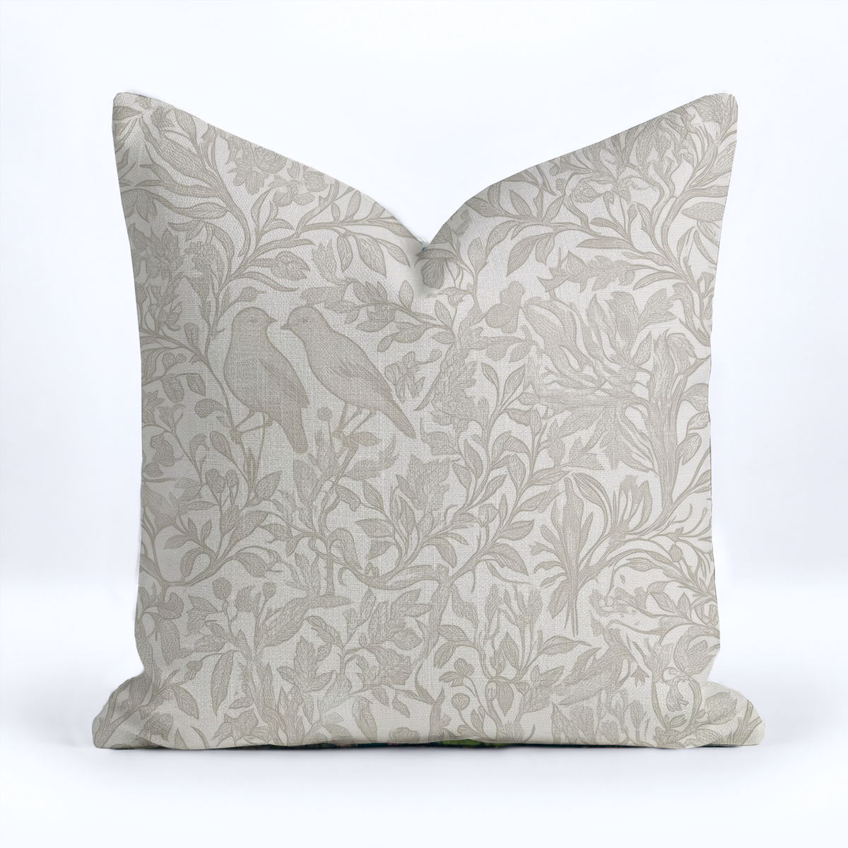 Birdsong Throw Pillow - Painted Paper