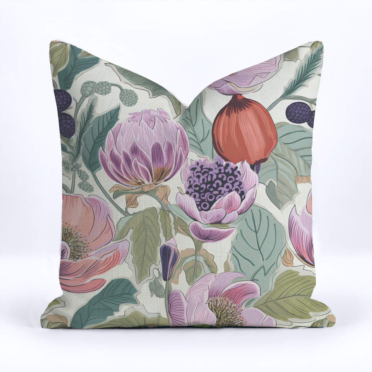 Margo Fruit Throw Pillow - Painted Paper