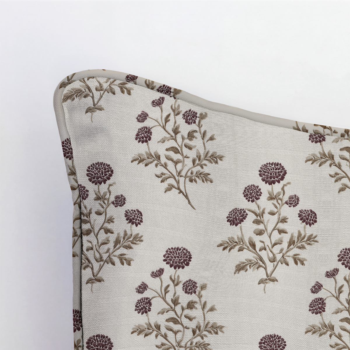 Clarice Block Print Throw Pillow - Painted Paper