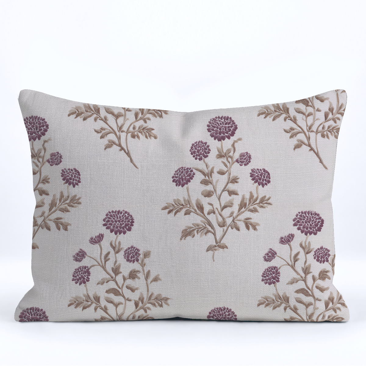 Clarice Block Print Throw Pillow - Painted Paper