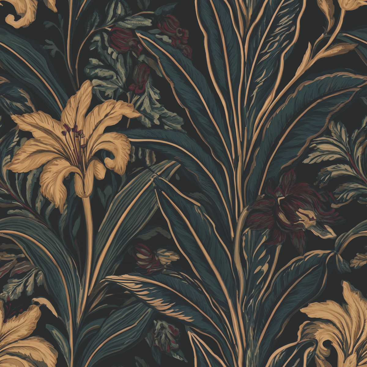 Obsidian Plume Wallpaper