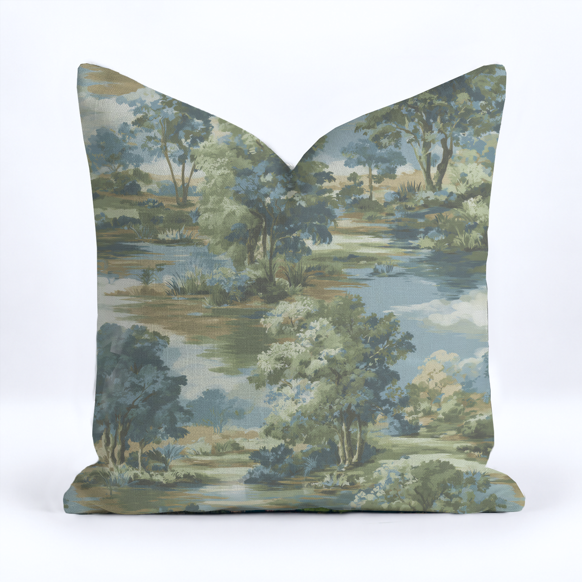 Midnight Spruce Throw Pillow - Painted Paper