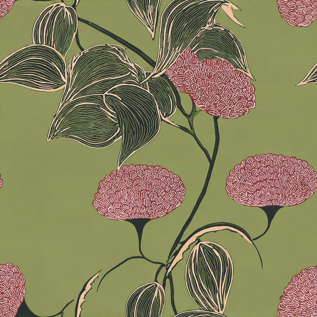 Flora Fresco Wallpaper