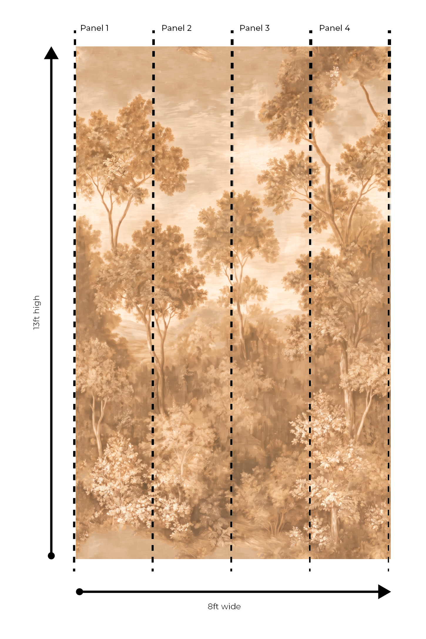 Darkwoods - Wall Mural