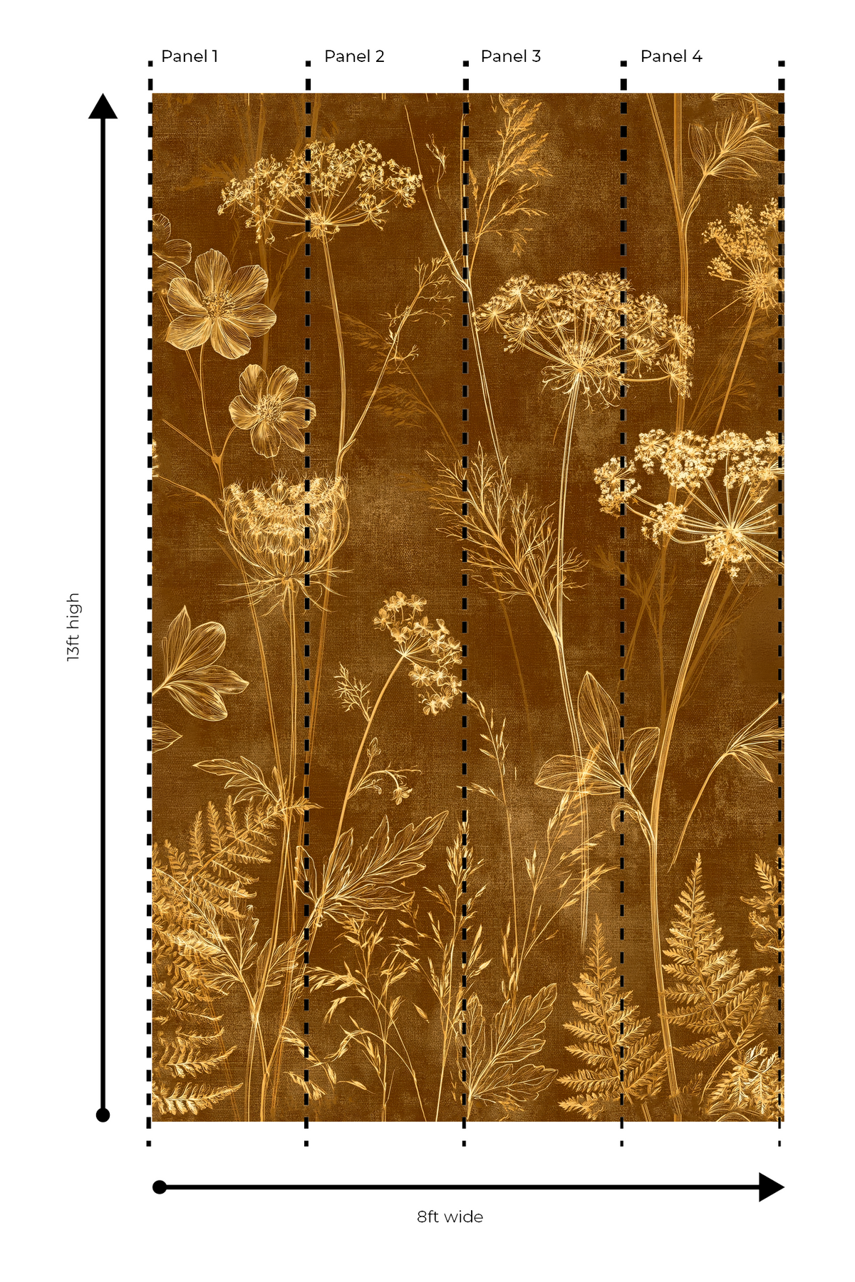 Autumnal Meadow - Wall Mural