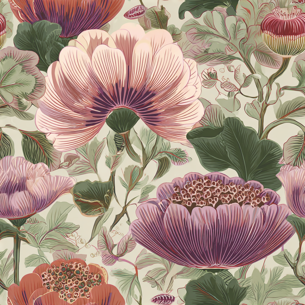Floral Escape Wallpaper