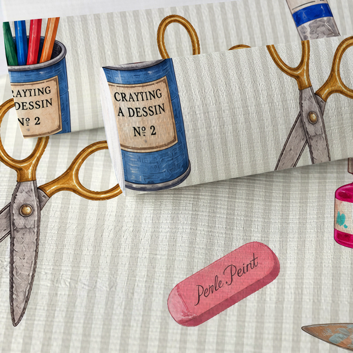 Artist's Corner Faux Grasscloth Wallpaper