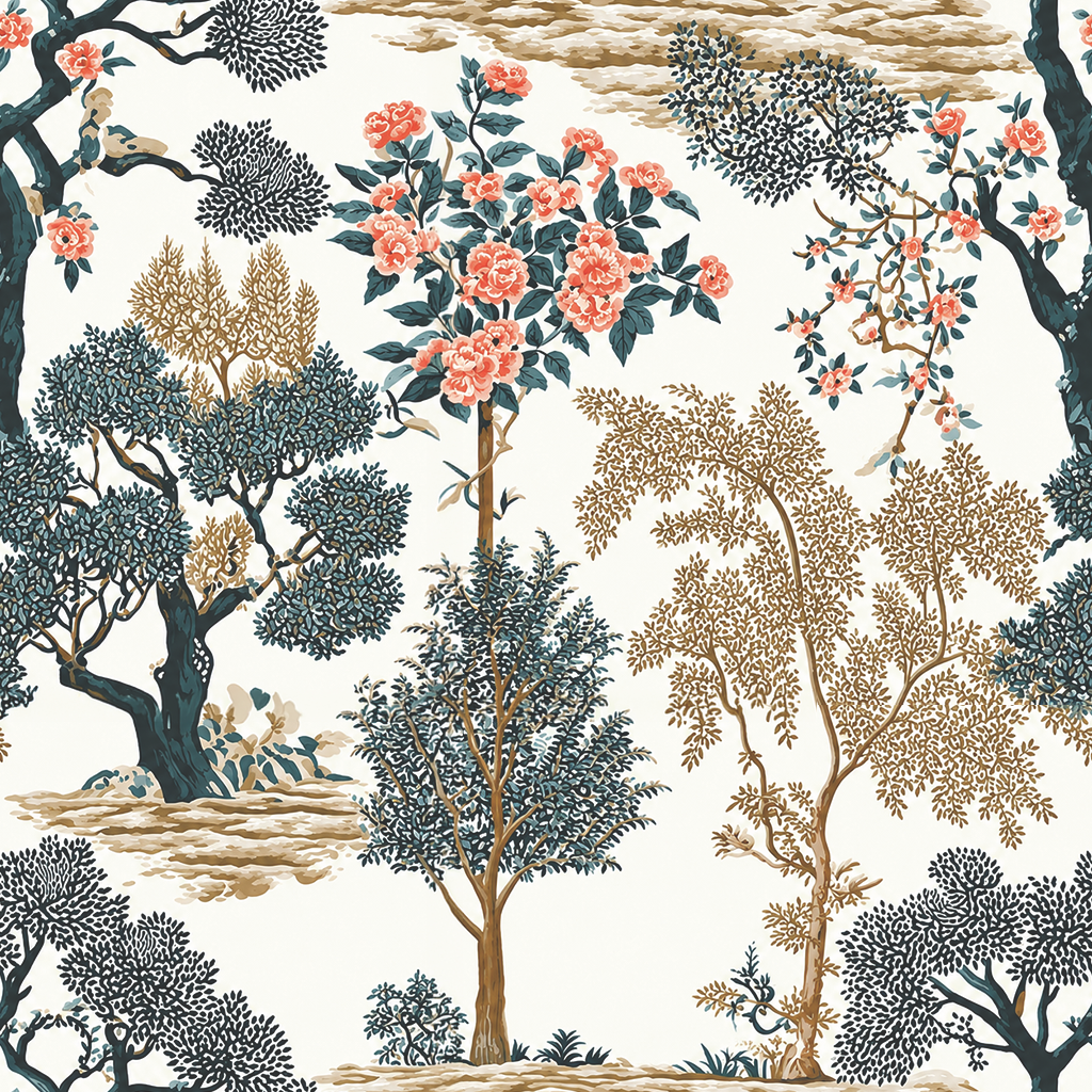 Beatrix Rose Grove Wallpaper