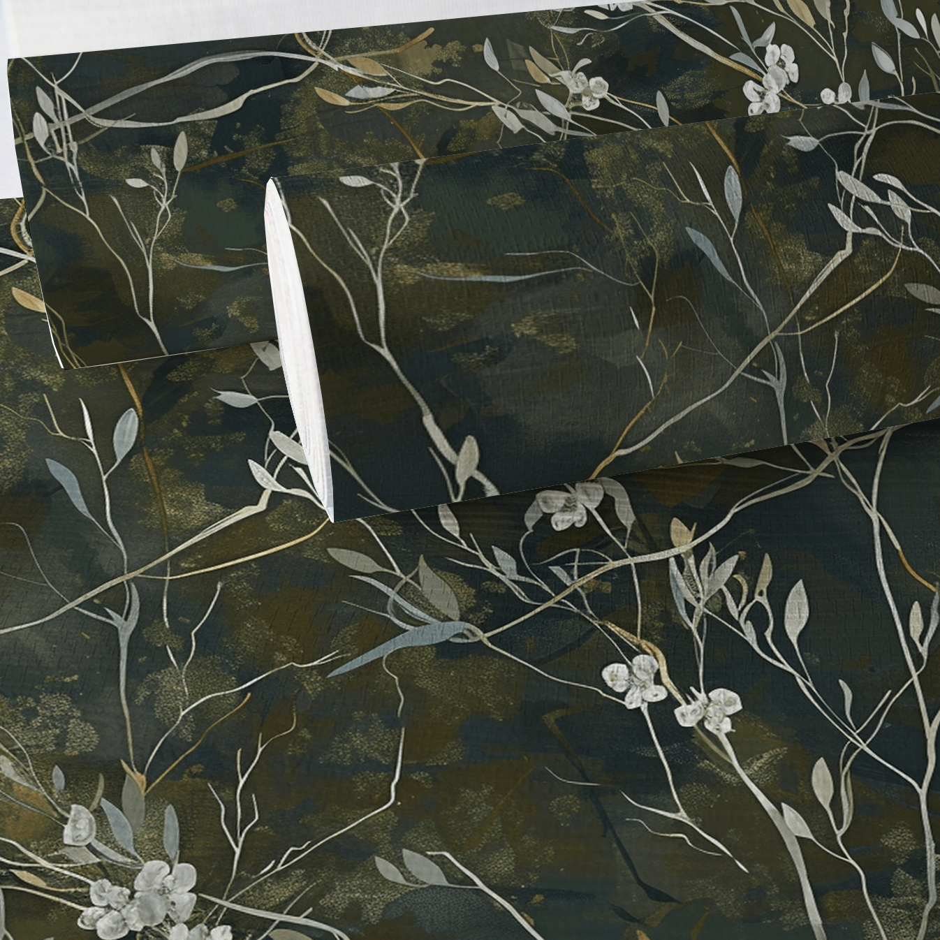 Lowland Reverie Faux Grasscloth Wallpaper
