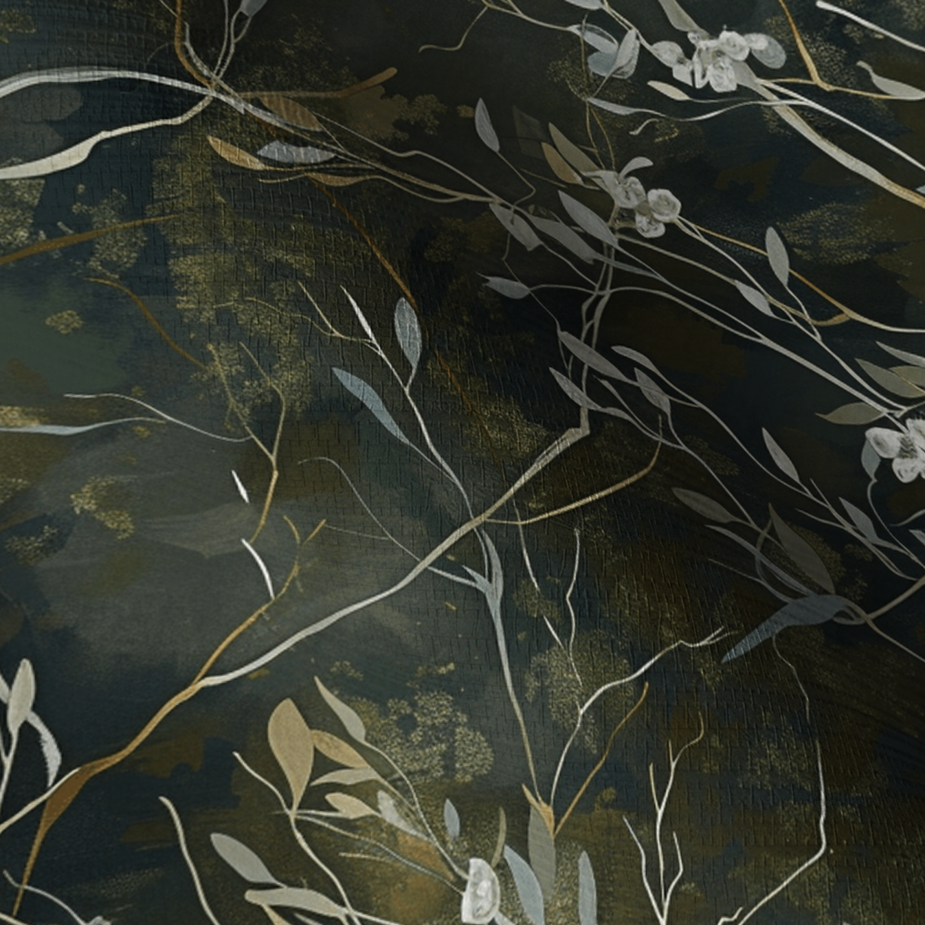 Lowland Reverie Faux Grasscloth Wallpaper