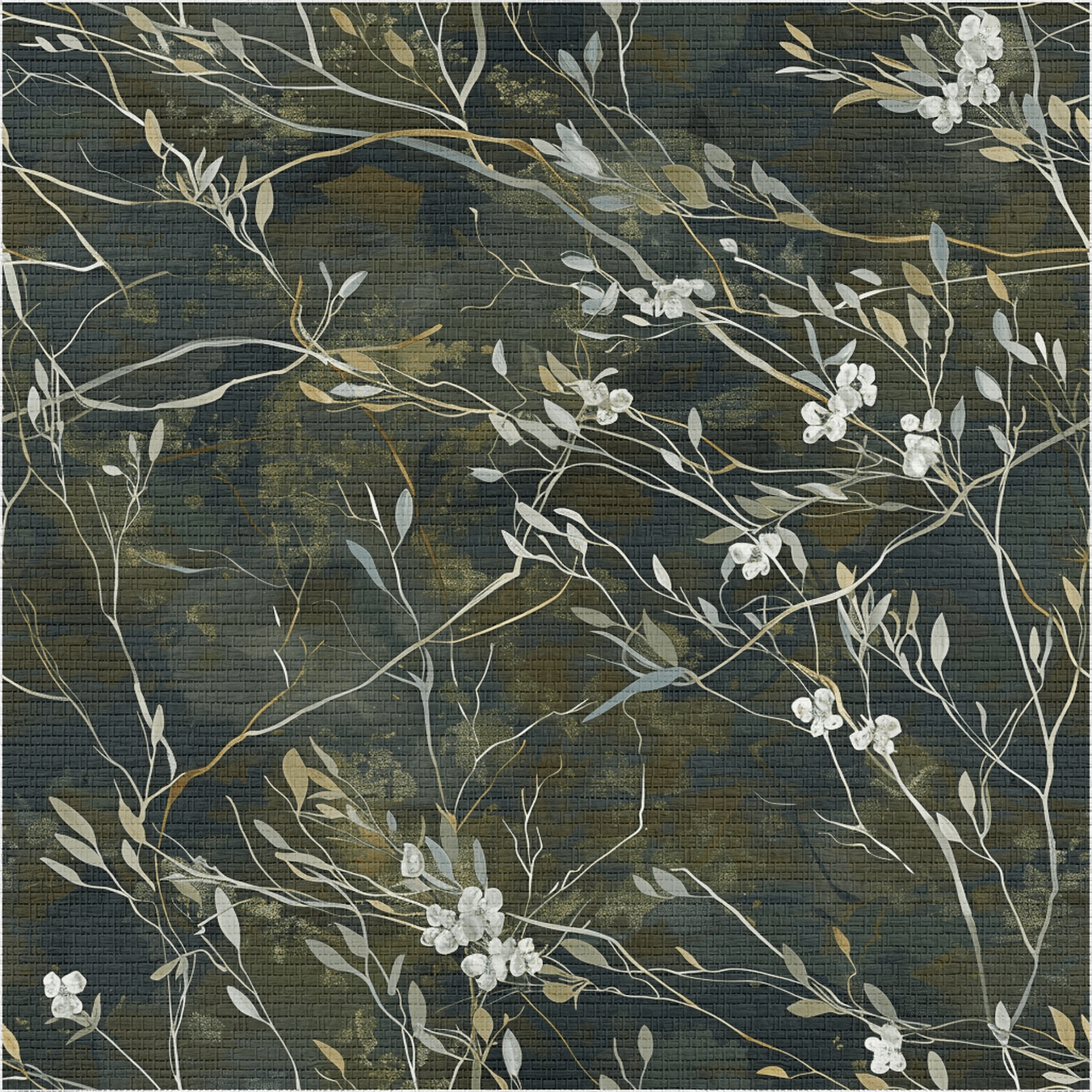 Lowland Reverie Faux Grasscloth Wallpaper